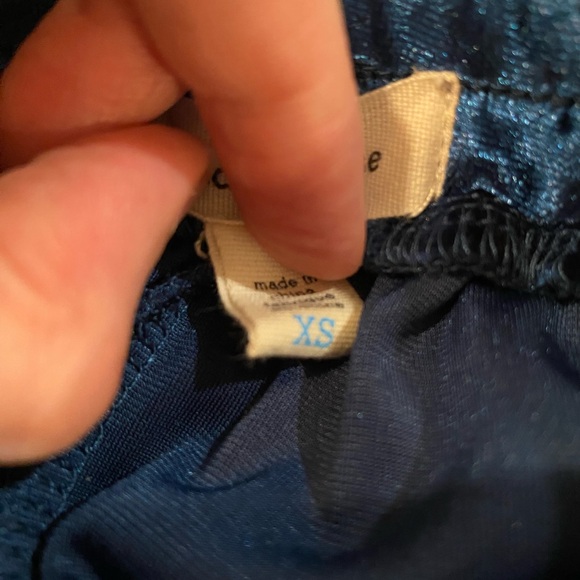 Silence and Noise crushed Velvet Pants Sz XS - Picture 4 of 5